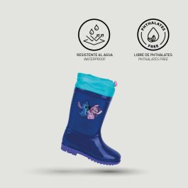 Botas de Agua Infantiles Stitch Azul