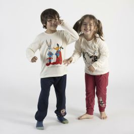 Pijama Infantil Warner Bros Azul oscuro Beige