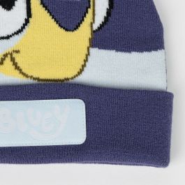 Gorro punto aplicaciones bluey