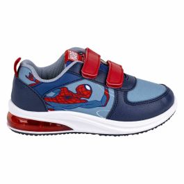 Zapatillas Deportivas con LED Spider-Man Velcro Azul