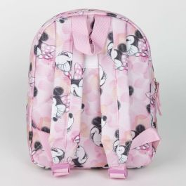 Mochila Escolar Minnie Mouse Rosa 22 x 27 x 9 cm