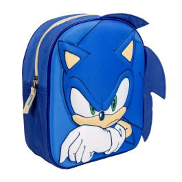 Mochila Escolar Sonic Azul 22 x 27 x 10 cm Precio: 10.69000031. SKU: B168KA5ASV