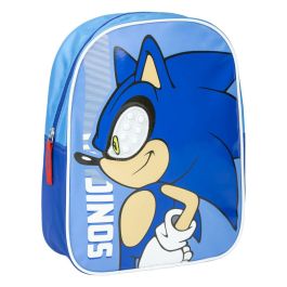 Mochila Escolar Sonic Azul 23 x 30 x 9 cm