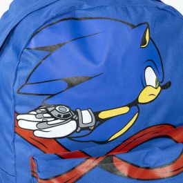 Mochila Escolar Sonic Azul 32 x 12 x 42 cm