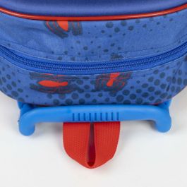 Mochila Escolar con Ruedas Spider-Man Azul 25 x 31 x 10 cm