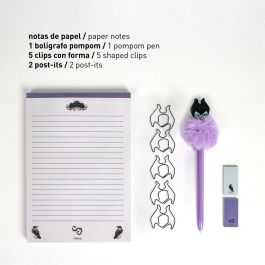 Set de papelería disney villanas 15.0 x 21.0 x 3.5 cm