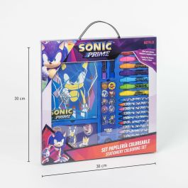 Set de Papelería Sonic Azul