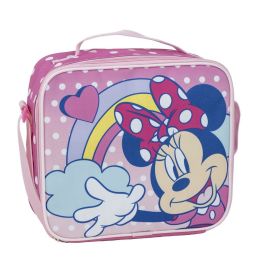 Portadesayunos Térmico Minnie Mouse Rosa 8 x 19 x 23 cm