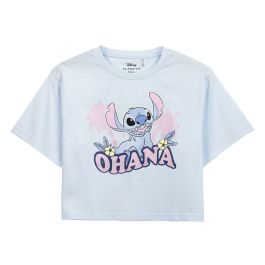 Camiseta de Manga Corta Mujer Stitch Rosa claro Precio: 13.50000025. SKU: S0741266