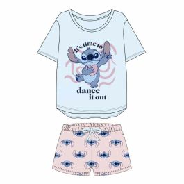 Pijama de Verano Stitch Azul S