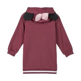 Sudadera con Capucha Niña Minnie Mouse Rojo