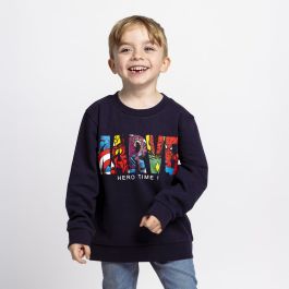 Sudadera sin Capucha Niño Marvel Azul oscuro