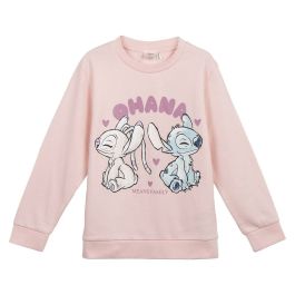 Sudadera sin Capucha Stitch Rosa Precio: 16.99293024. SKU: S0741663