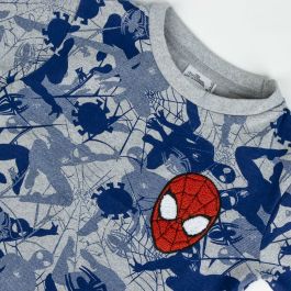 Sudadera sin Capucha Niño Spider-Man Gris