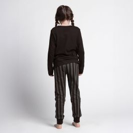 Pijama Infantil Wednesday Gris oscuro