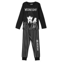 Pijama Infantil Wednesday Gris oscuro 8 Años