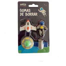 Set de Gomas de Borrar Inca Astronauta Nave Espacial 4 Piezas Precio: 4.79000038. SKU: B165NFEAMT