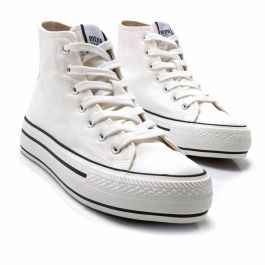 Zapatillas Deportivas Mujer Mustang Bigger-X Canvas Blanco