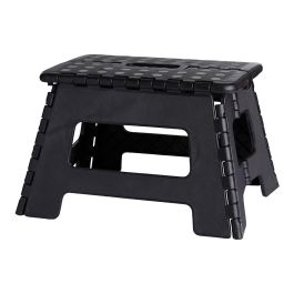 Probuilder Banqueta plegable negra 35x28,5x22 cm, con asa, capacidad máxima 150 kg Precio: 8.79000023. SKU: B1K3JCT49W