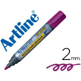 Rotulador Artline Pizarra Ek-517 Violeta Punta Redonda 2 mm Tinta De Bajo Olor 12 unidades