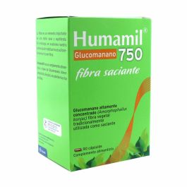 Suplemento digestivo Humamil Humamil 90 Unidades Fibra vegetal Precio: 17.2272727. SKU: S05105289