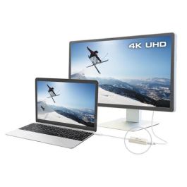 j5create JCA153 Adaptador gráfico USB 3840 x 2160 Pixeles Aluminio, Blanco