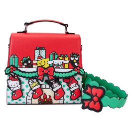 Loungefly Bolso bandolera de piel vegana Hello Kitty Christmas Sanrio con correa desmontable y detalles festivos Precio: 60.88999994. SKU: B1CSPXATEF