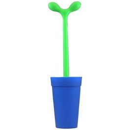 Alessi Merdolino Escobilla de Baño ASG04 Azul - Diseño Stefano Giovannoni, Resina Termoplástica, 57.7x12.3x13cm Precio: 47.49999958. SKU: B1KGNDCXMG