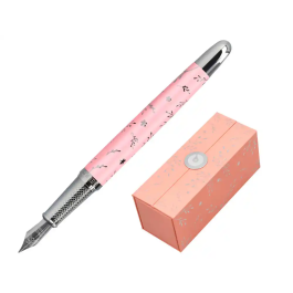 Belius Bella Pluma Aluminio Color Rosa Diseño Plateado Relieve Tinta Azul Caja Precio: 20.50000029. SKU: B1DSAVZT5N