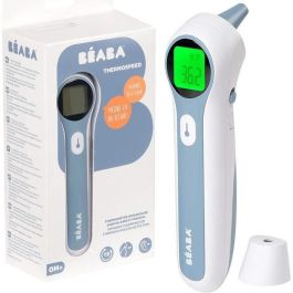 Beaba Thermospeed Termómetro Infrarrojo Oído y Frente Ultrarrápido, Multiusos para Bebés y Adultos con Indicador de Fiebre por Edad, 20 Memorias
