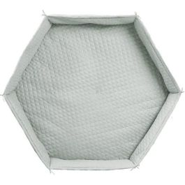 Roba ROB4005317329215 Tapete Acolchado para Corralito Hexagonal de Bebé - Verde Mate