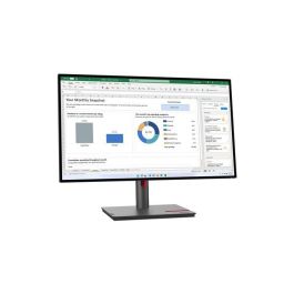 Lenovo Monitor 27" Quad HD 2560 x 1440 IPS USB HDMI DisplayPort