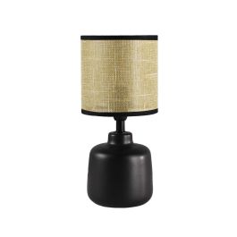 Lámpara de mesa Versa Negro Cerámica 18 x 34 x 18 cm Precio: 20.59000009. SKU: B1F4DEBVQ6