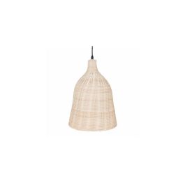 Lámpara Colgante Diseño Natural "Evie" SKD-26-9_17 de Ratán para Bombilla LED E27, Cable Regulable en Altura