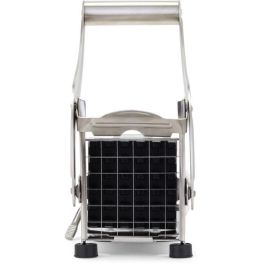 Livoo MEN410 Cortador de Patatas Fritas de Acero Inoxidable con 2 Rejillas, Patas Antideslizantes y Ventosa, Rejillas Lavavajillas