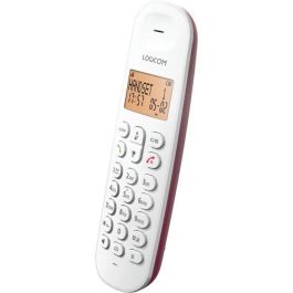 Logicom LOG3483071500155 Teléfono Inalámbrico Fijo DECT ILOA 150 SOLO Frambuesa Sin Contestador Automático