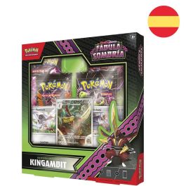 Pokémon Juego de Cartas Kingambit Fábula Sombría - Blíster Juego Cartas Coleccionables Illustrator Rare SV 6.5 Español