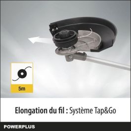 PowerPlus POWXG30405 Bordeadora Desbrozadora Eléctrica 1000W para Césped y Jardín - Cortabordes de Alambre