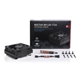 Noctua NH-L9I-17XX CH.BK Ventilador CPU Bajo Perfil, 95x95x37mm, 600-2500 RPM, 23.6 dB, 57.5 m³/h, LGA1700, Negro Noctua NH-L9I-17XX CH.BK Ventilador CPU Bajo Perfil, 95x95x37mm, 600-2500 RPM, 23.6 dB, 57.5 m³/h, LGA1700, Negro