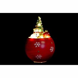 Figura Navidad Fantasia DKD Home Decor Rojo Rosa 8 x 11 x 8 cm (3 Unidades) Figura Navidad Fantasia DKD Home Decor Rojo Rosa 8 x 11 x 8 cm (3 Unidades)