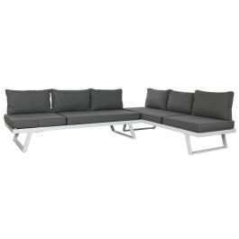 Sofa DKD Home Decor Gris 68 x 65 x 198 cm Set de 3