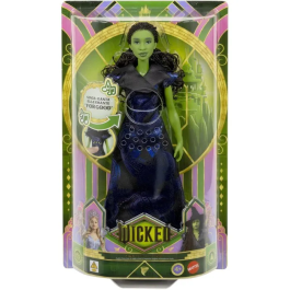 Mattel Muñeca Elphaba Thropp Musical JFM09 Wicked Cantarina Vestido Verde Piel Verde Precio: 33.68999975. SKU: B1CAHYJZ8G