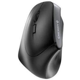 Cherry MW 4500 LEFT Ratón Inalámbrico Ergonómico para Zurdos, Sensor Óptico Ajustable, Compatible con Windows y Mac