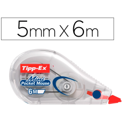 Tipp-Ex Mini Pocket Mouse Cinta Correctora 5 mmx6M Caja 10 Ud Precio: 18.69000001. SKU: S8418453