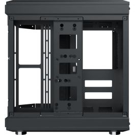 Caja PC Cube sin fuente de alimentación - XIGMATEK CUBI (Negro) - E-ATX/ATX/Micro ATX - 6x120mm A-RGB - USB-C/3.0 - Vidrio templado