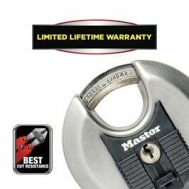 Master Lock m40eurt: Conjunto de 2 Cierres Robusto de Acero Inoxidable para Instalación Externa