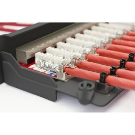 Digitus Patchpanel 1U 24 Puertos Cat6a Apantallado RJ-45 Negro para Montaje en Rack