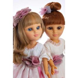 Muñeca comunión sofy rubia vestido plumeti blanco 43cm Muñeca comunión sofy rubia vestido plumeti blanco 43cm