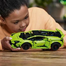 LEGO Technic 42161 Lamborghini Huracán Tecnica, Maqueta de Coche para Niños Fanáticos de los Deportes de Motor