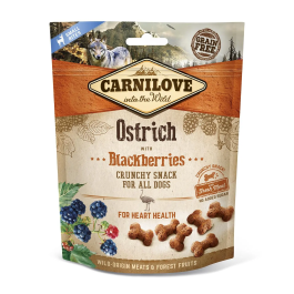 Carnilove Canine crunchy snack avestruz moras caja 6x200gr Precio: 16.3181821. SKU: B13P75EN9P